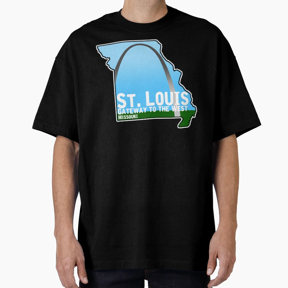 Arch St Louis Mo T-Shirt - Casual Everyday Wear Men Women - T-Shirt, Sweatshirt, Hoodie