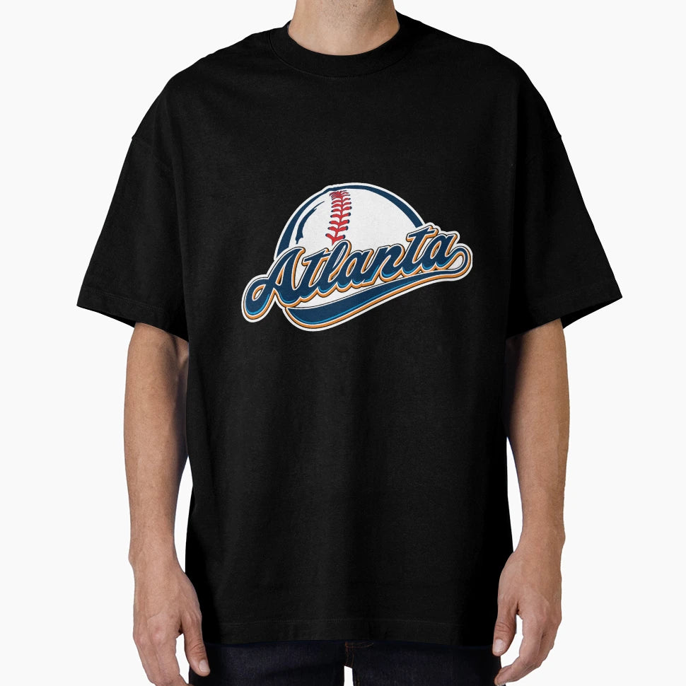 Atlanta Baseball T-Shirt - Custom Art Print for Adults - T-Shirt, Sweatshirt, Hoodie