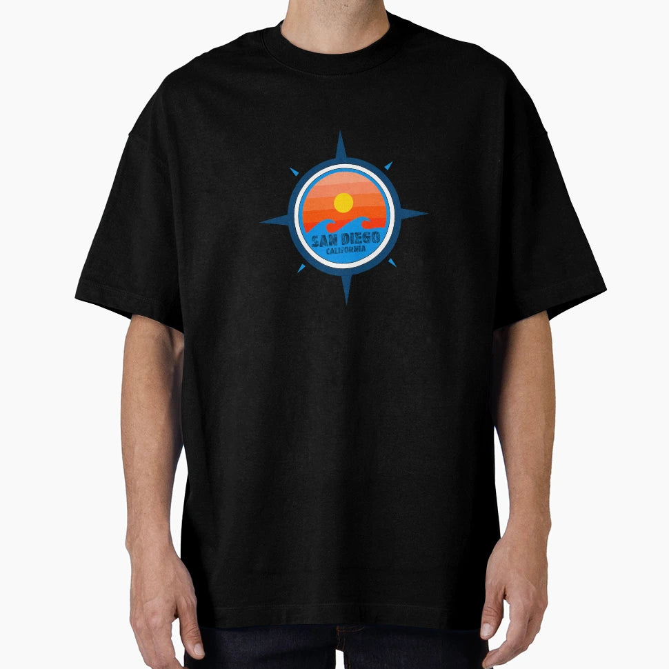 San Diego California T-Shirt - Aesthetic Graphic Men Women - T-Shirt, Sweatshirt, Hoodie