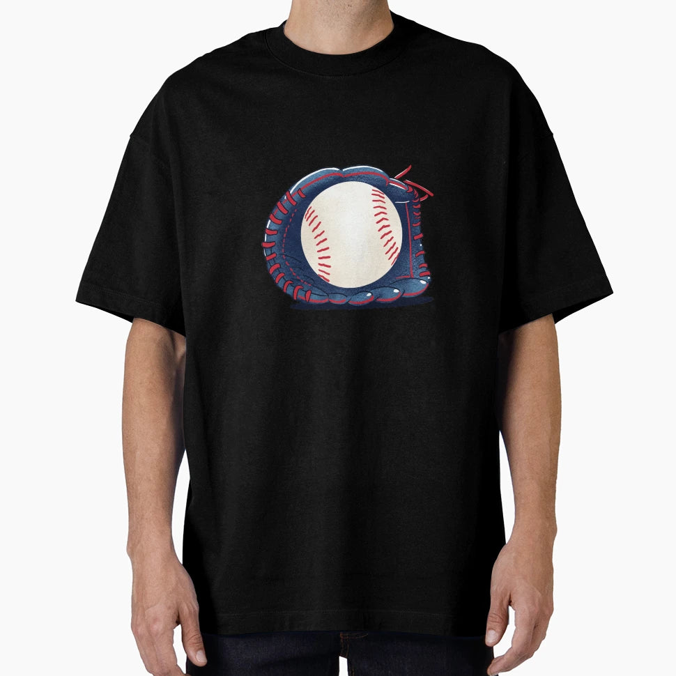 Baseball Glove T-Shirt - Custom Art Print Men Women - T-Shirt, Sweatshirt, Hoodie