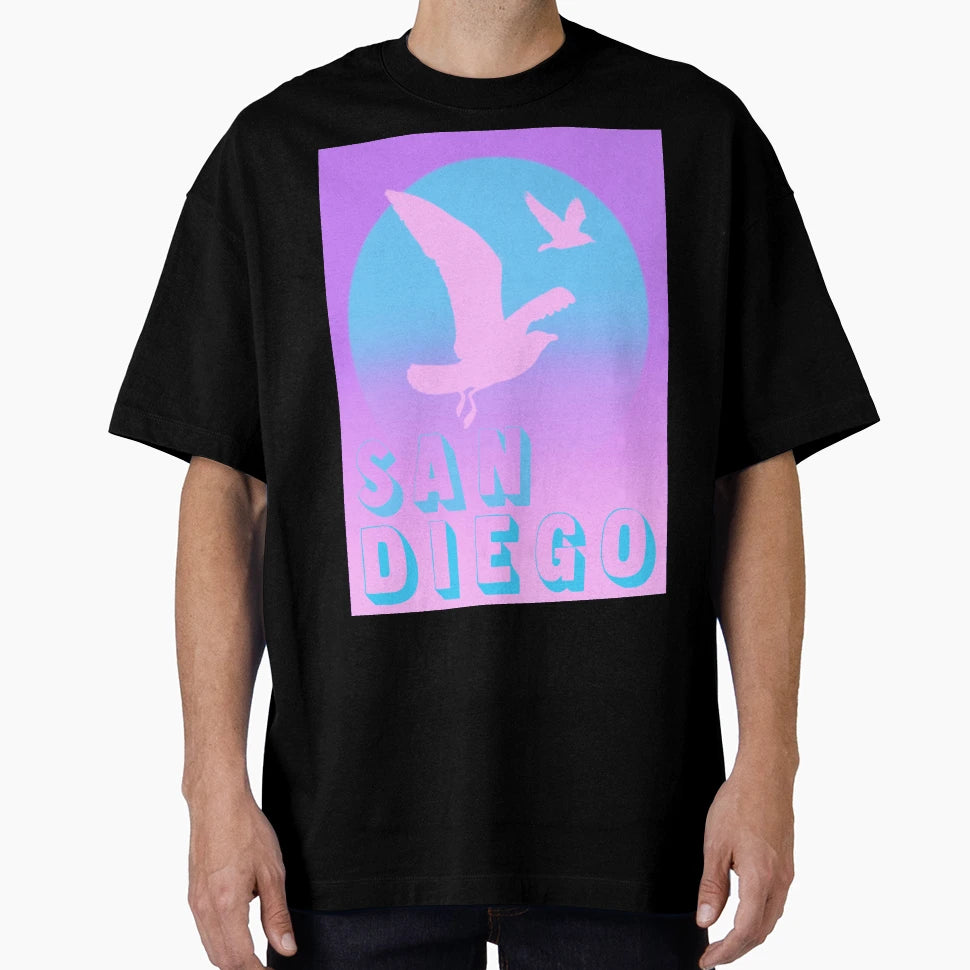 San Diego T-Shirt - Minimalist Print Men Women - T-Shirt, Sweatshirt, Hoodie