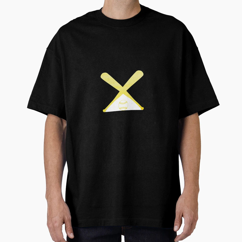 Softball Yellow T-Shirt - Streetwear Style for Adults - T-Shirt, Sweatshirt, Hoodie