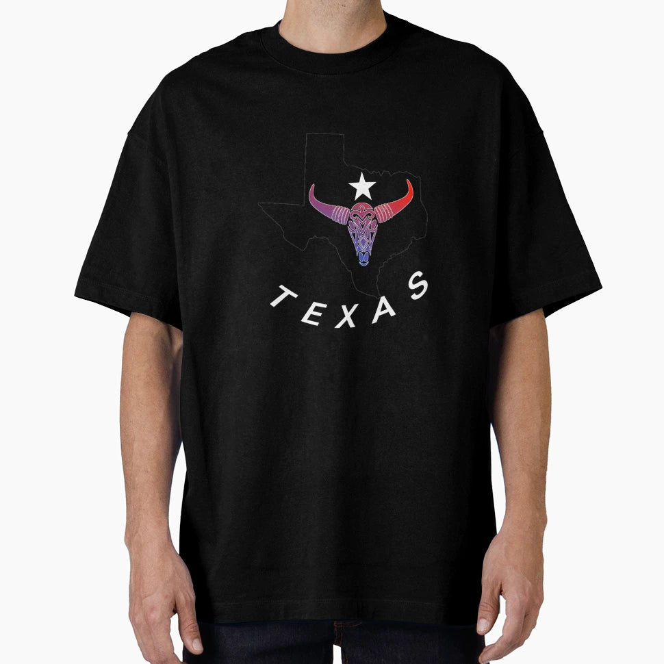 Usa Texas Ox T-Shirt - Streetwear Style Unisex - T-Shirt, Sweatshirt, Hoodie