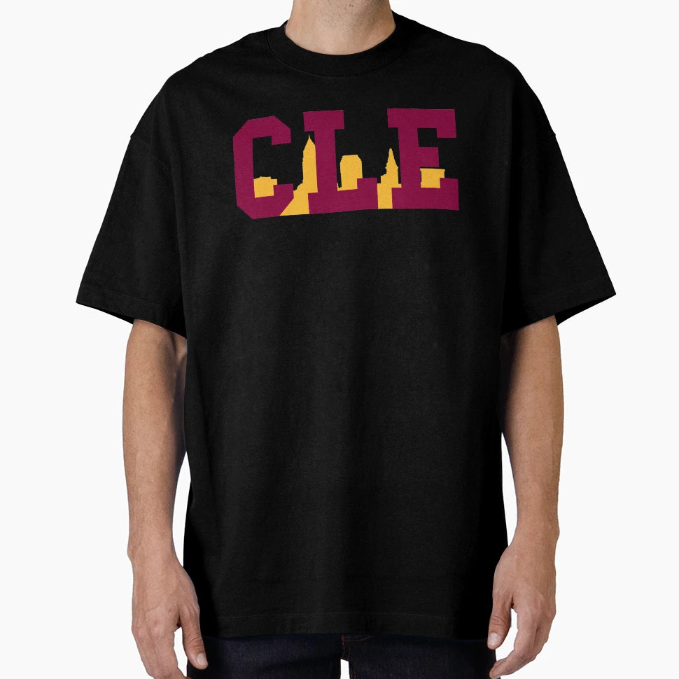 Cle Skyline Cavs T-Shirt - Trendy Graphic Men Women - T-Shirt, Sweatshirt, Hoodie
