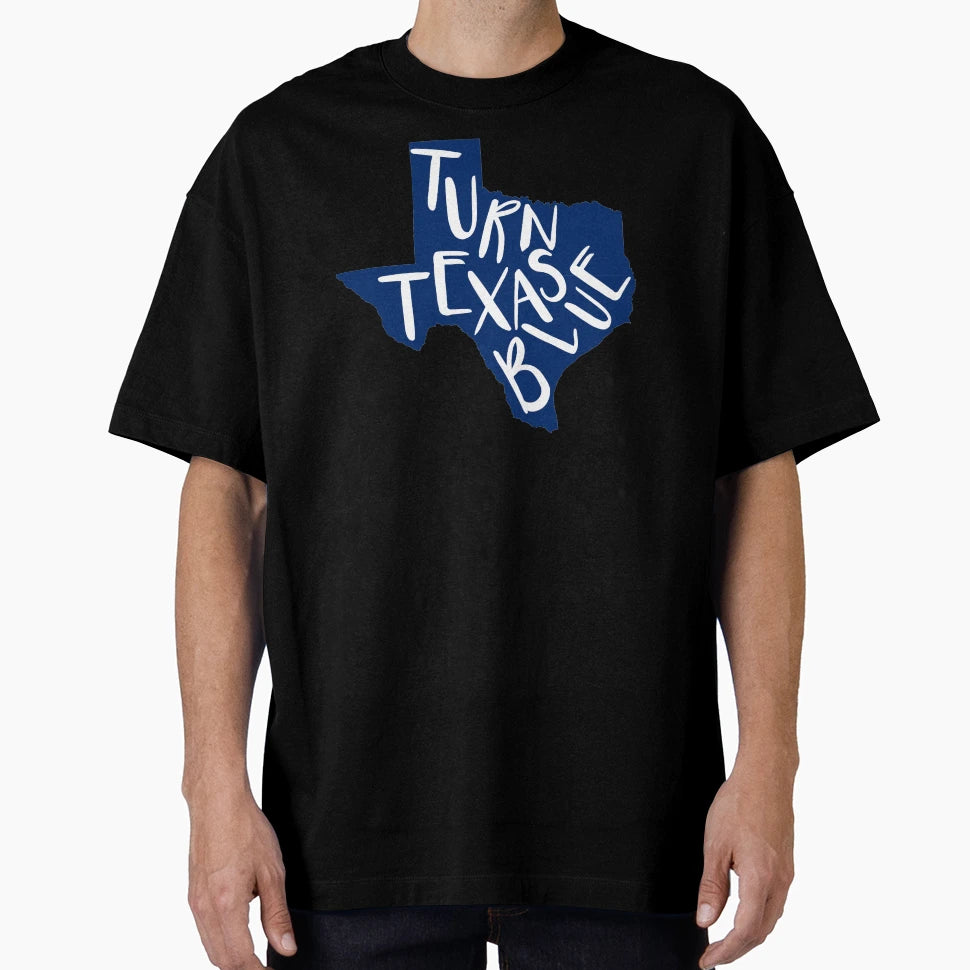 Turn Texas Blue Indivisible Democrat T-Shirt - Graphic Print for Adults - T-Shirt, Sweatshirt, Hoodie