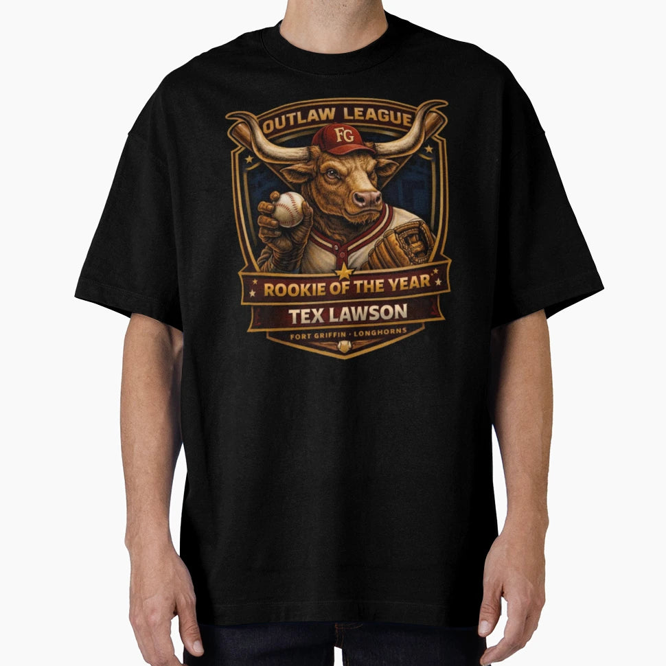 Tex Lawson Rookie Year Logo Longhorn T-Shirt - Casual Everyday Wear Unisex - T-Shirt, Sweatshirt, Hoodie