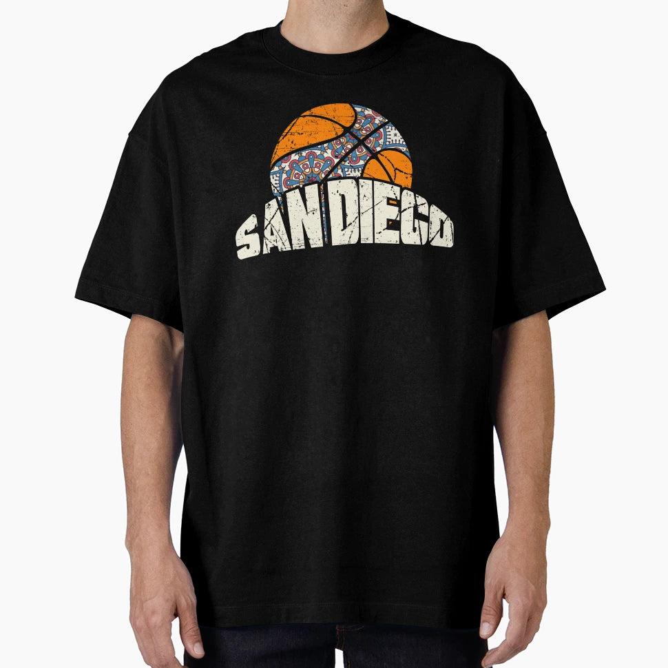 San Diego California Basketball T-Shirt - Casual Everyday Wear Men Women - T-Shirt, Sweatshirt, Hoodie