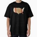 Baseball America T-Shirt - Fun Novelty Design for Adults - T-Shirt, Sweatshirt, Hoodie