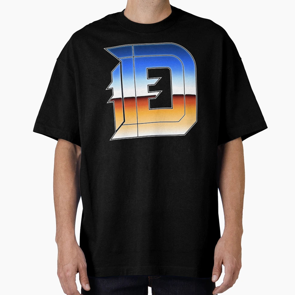 Detroit D Chrome Ii T-Shirt - Streetwear Style Men Women - T-Shirt, Sweatshirt, Hoodie