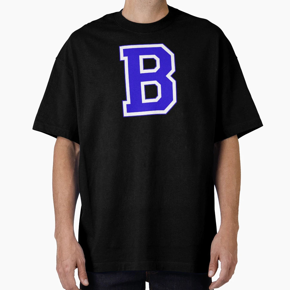 Varsity Letter B T-Shirt - Streetwear Style Unisex - T-Shirt, Sweatshirt, Hoodie