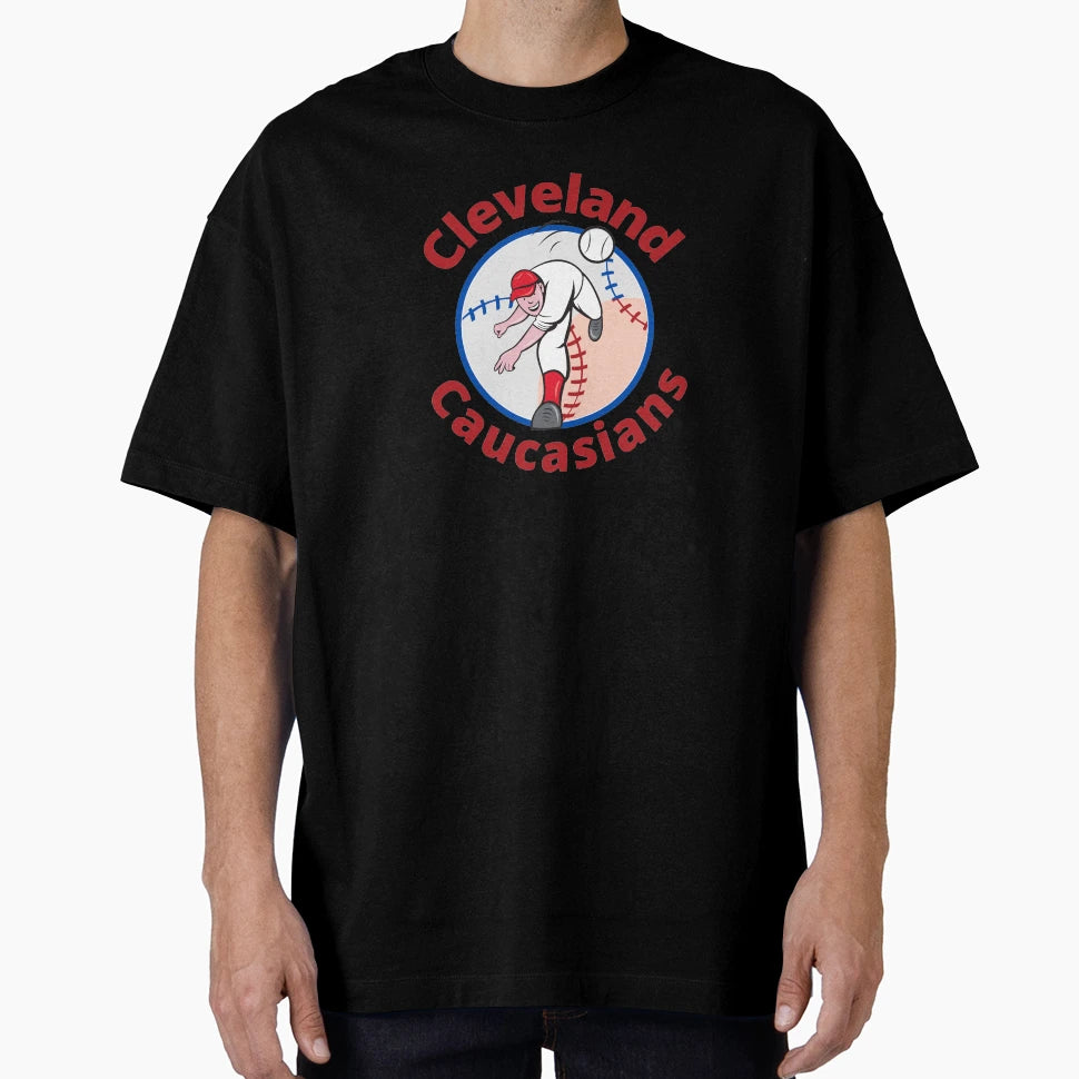 Copy Cleveland Caucasians Baseball Funny T-Shirt - Novelty Apparel Unisex - T-Shirt, Sweatshirt, Hoodie