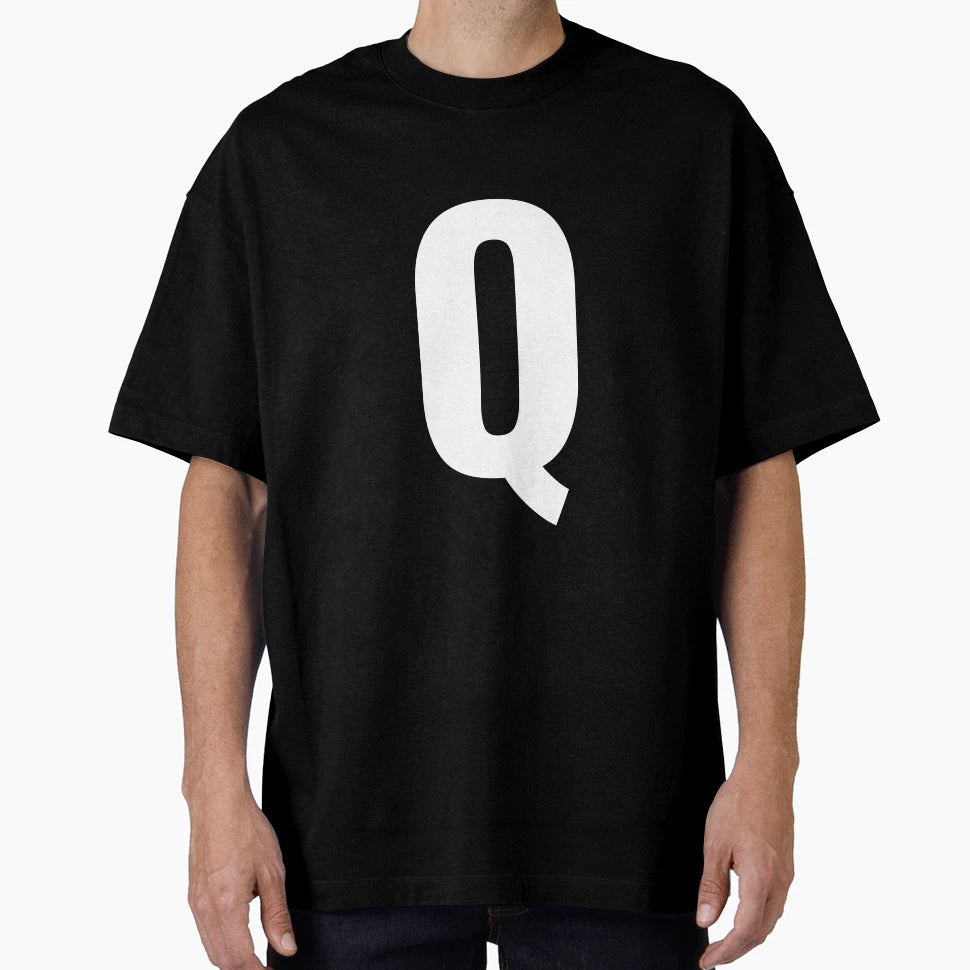 Q Letter Abc Letter Q T-Shirt - Casual Everyday Wear for Adults - T-Shirt, Sweatshirt, Hoodie