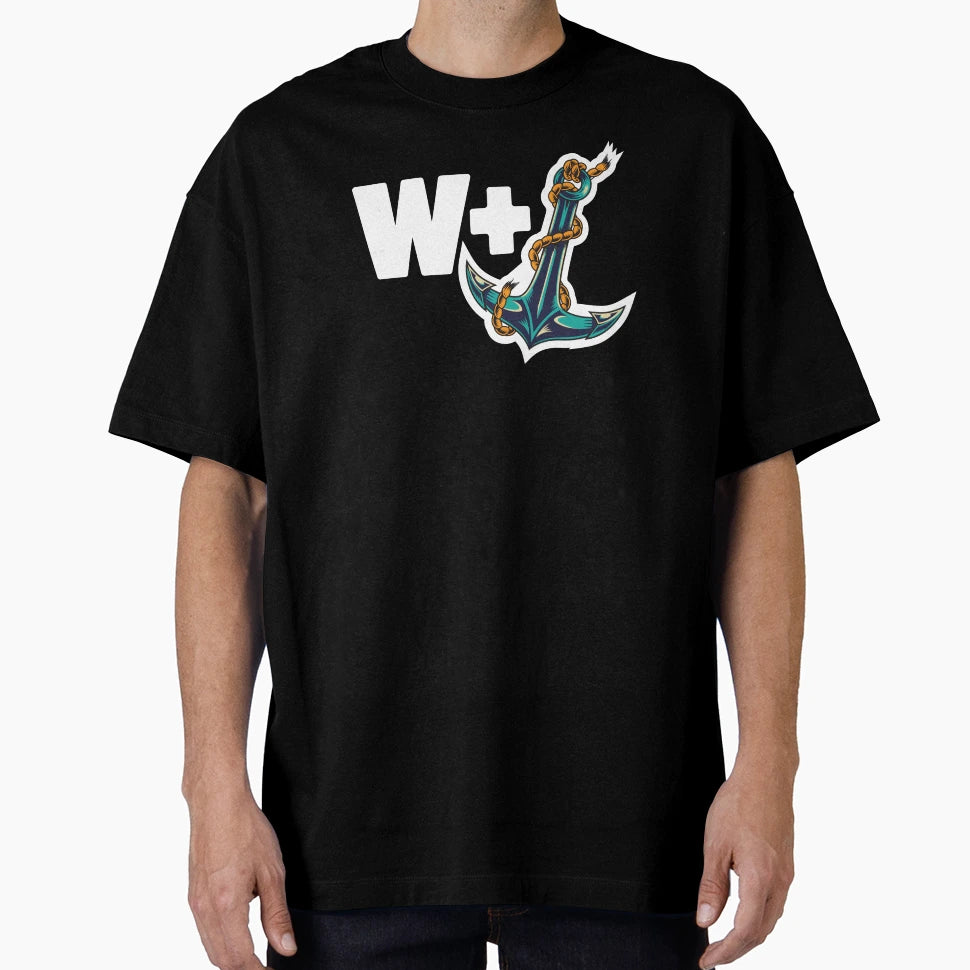 W Anchor Funny Pun Cheeky Wordplay T-Shirt - Aesthetic Graphic for Adults - T-Shirt, Sweatshirt, Hoodie