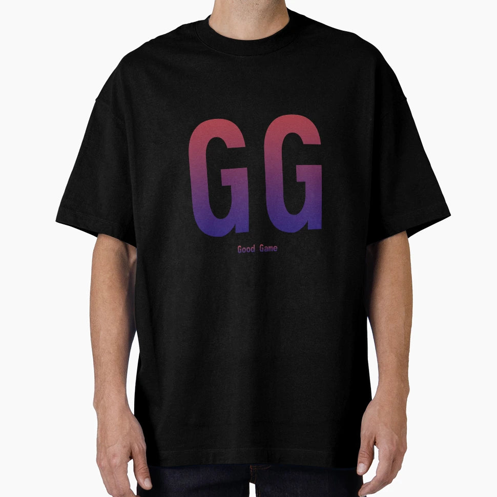 Slogan Gg Good Game Bodbeli T-Shirt - Aesthetic Graphic for Adults - T-Shirt, Sweatshirt, Hoodie