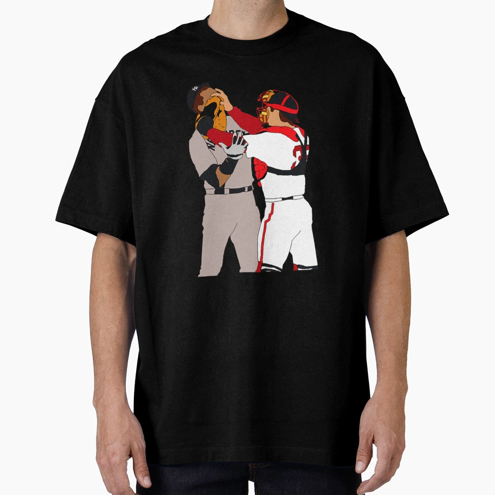 Jason Varitek Alex Rodriguez Brawl T-Shirt - Unique Graphic for Adults - T-Shirt, Sweatshirt, Hoodie