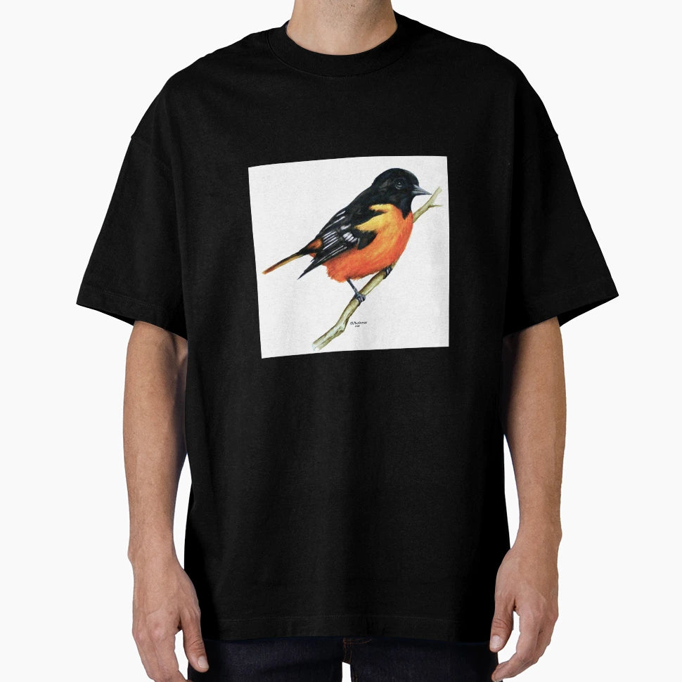 Male Baltimore Oriole T-Shirt - Trendy Graphic Unisex - T-Shirt, Sweatshirt, Hoodie