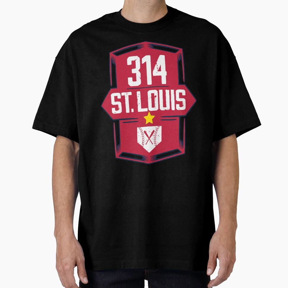 St Louis Badge 314 T-Shirt - Trendy Graphic for Adults - T-Shirt, Sweatshirt, Hoodie