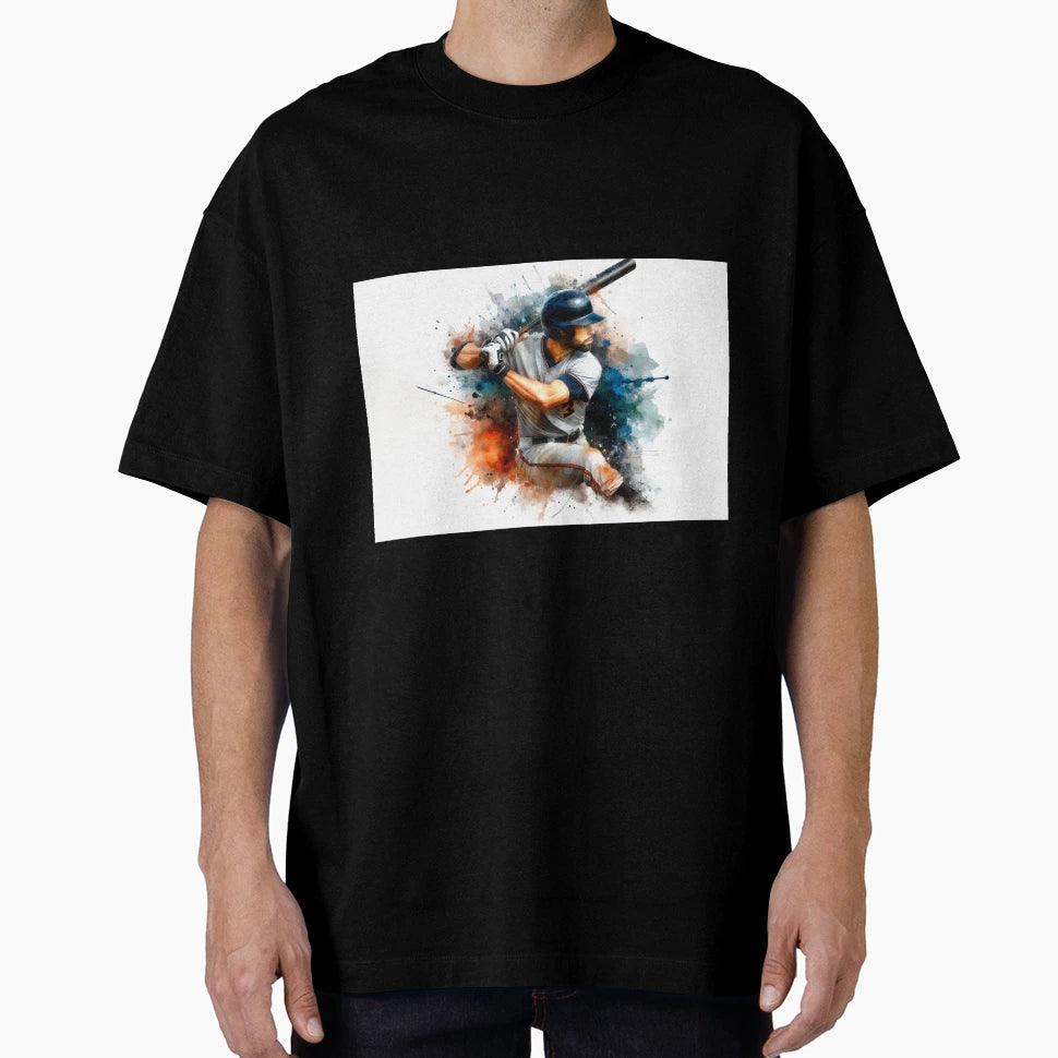 Baseball Player T-Shirt - Unique Graphic Men Women - T-Shirt, Sweatshirt, Hoodie