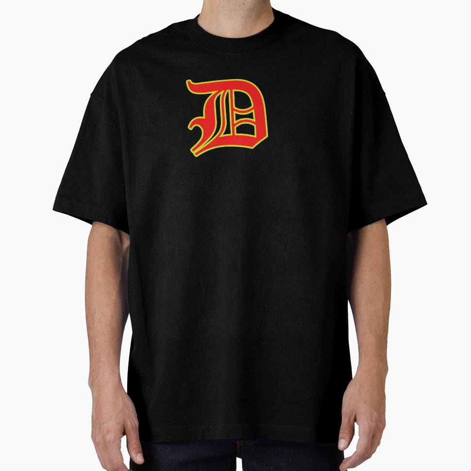 Letter D Old English T-Shirt - Casual Everyday Wear for Adults - T-Shirt, Sweatshirt, Hoodie