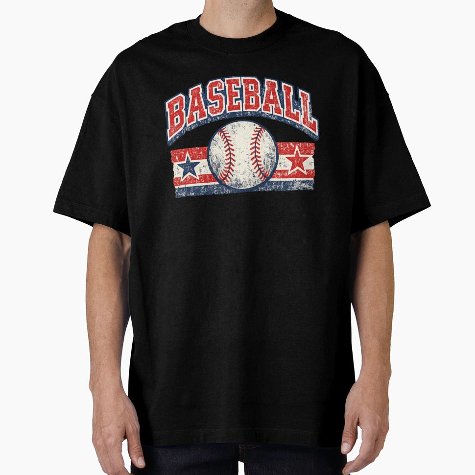 Baseball Distressed Athletic Typography T-Shirt - Streetwear Style Unisex - T-Shirt, Sweatshirt, Hoodie