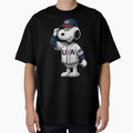Snoopy Usa Baseball Hero T-Shirt - Aesthetic Graphic Unisex - T-Shirt, Sweatshirt, Hoodie