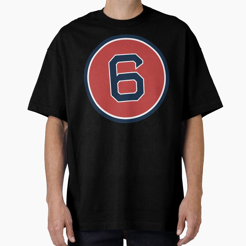 Johnny Pesky 6 Jersey Number T-Shirt - Casual Everyday Wear for Adults - T-Shirt, Sweatshirt, Hoodie