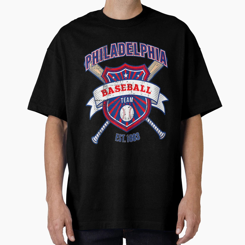 Distressed Philly Tailgate Party T-Shirt - Fun Novelty Design Men Women - T-Shirt, Sweatshirt, Hoodie