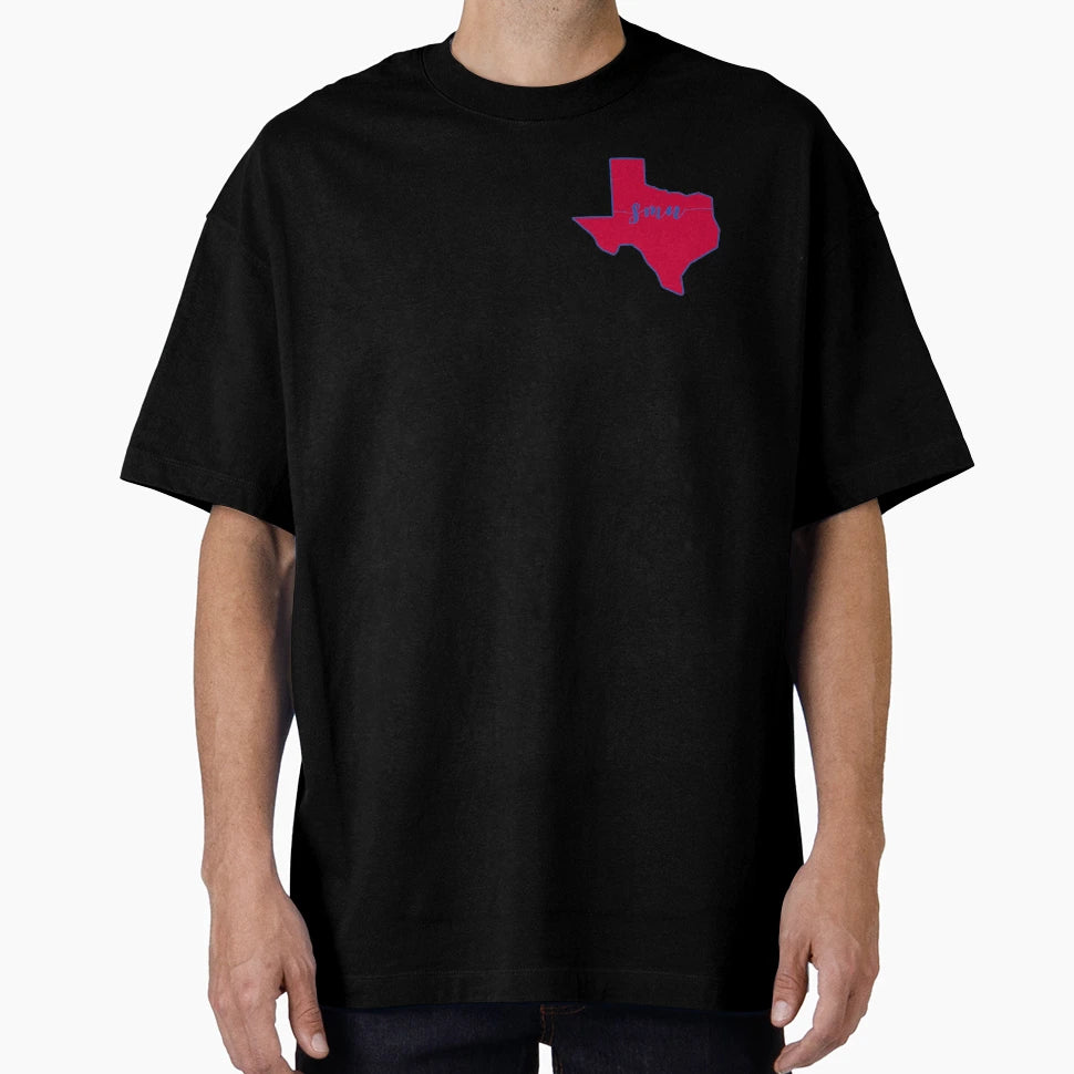 Red And Blue Texas T-Shirt - Casual Everyday Wear for Adults - T-Shirt, Sweatshirt, Hoodie