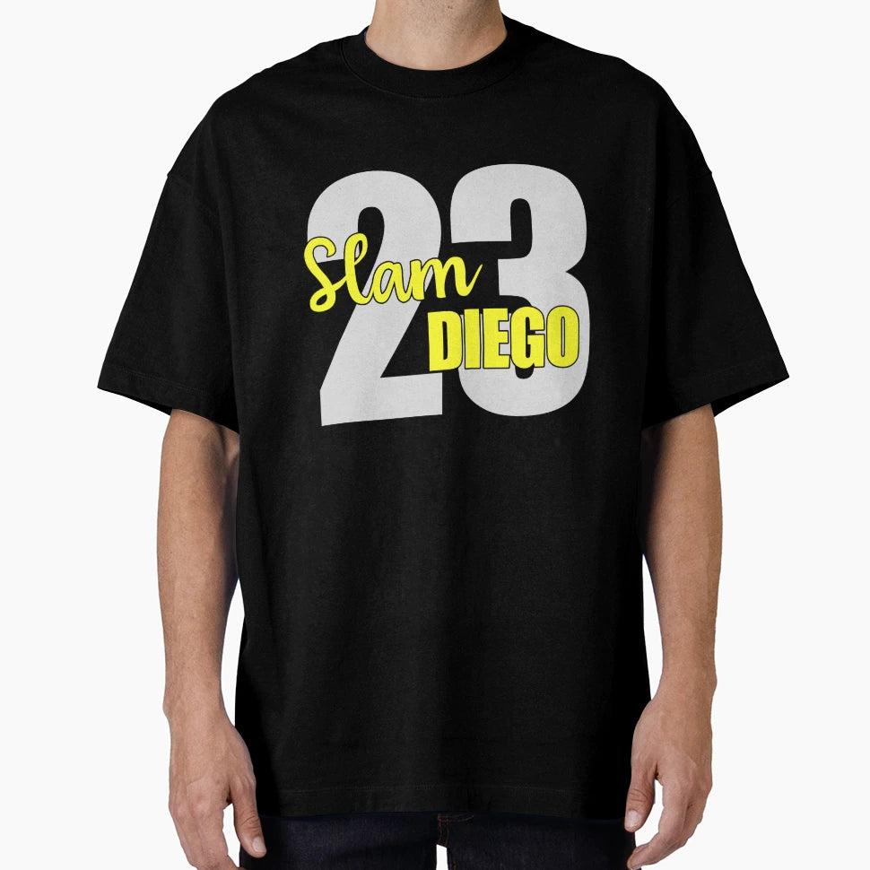 Slam Diego Mens Womens Jersey San Diego T-Shirt - Custom Art Print Unisex - T-Shirt, Sweatshirt, Hoodie