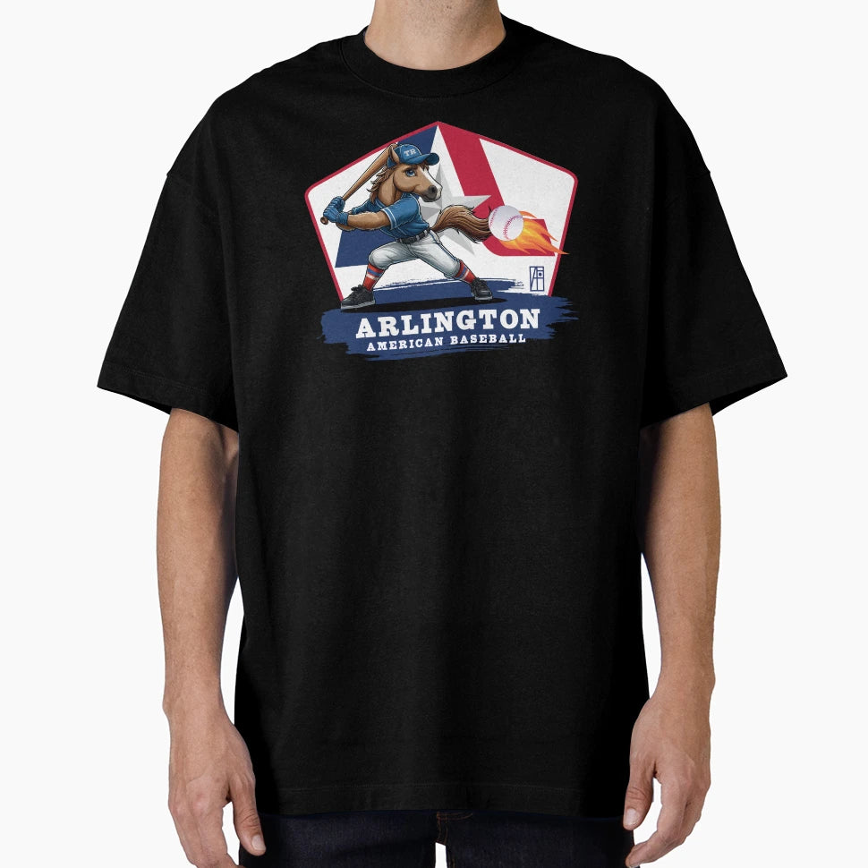 Usa American Baseball Arlington Baseball T-Shirt - Streetwear Style Unisex - T-Shirt, Sweatshirt, Hoodie