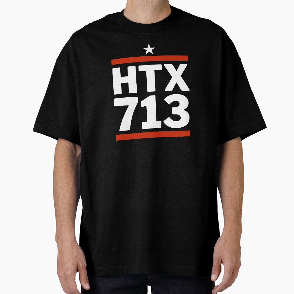 Htx 713 Houston Texas H Town T-Shirt - Streetwear Style Men Women - T-Shirt, Sweatshirt, Hoodie