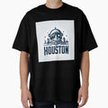 Houston City Illustration T-Shirt - Aesthetic Graphic Unisex - T-Shirt, Sweatshirt, Hoodie