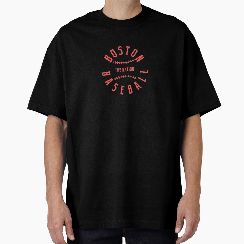 Boston Nation Baseball Modern T-Shirt - Streetwear Style Men Women - T-Shirt, Sweatshirt, Hoodie