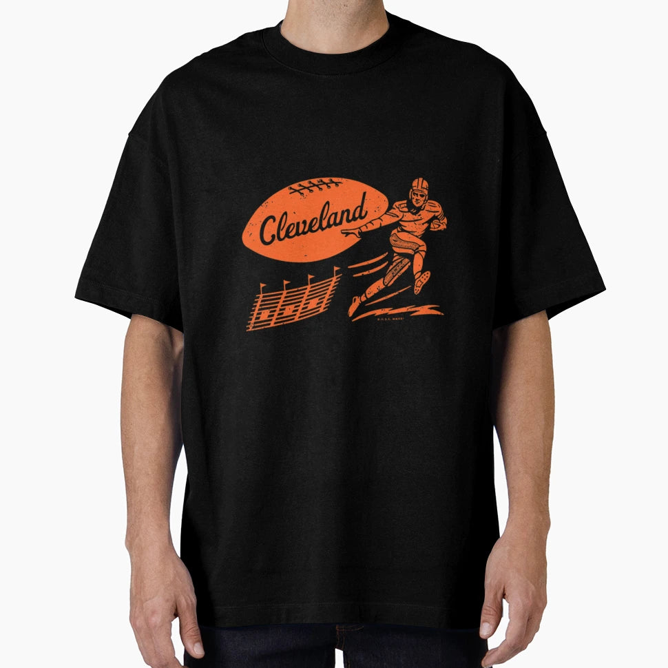 Football Cleveland Browns Orange T-Shirt - Casual Everyday Wear for Adults - T-Shirt, Sweatshirt, Hoodie