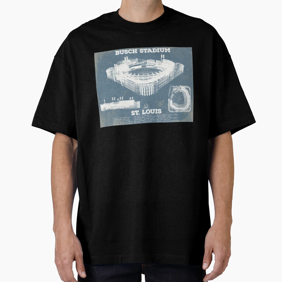 Busch Stadium St Louis T-Shirt - Casual Everyday Wear Men Women - T-Shirt, Sweatshirt, Hoodie