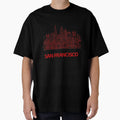 San Francisco California T-Shirt - Custom Art Print Men Women - T-Shirt, Sweatshirt, Hoodie