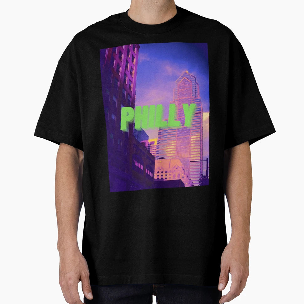 Hot Summer Day Philadelphia T-Shirt - Aesthetic Graphic for Adults - T-Shirt, Sweatshirt, Hoodie