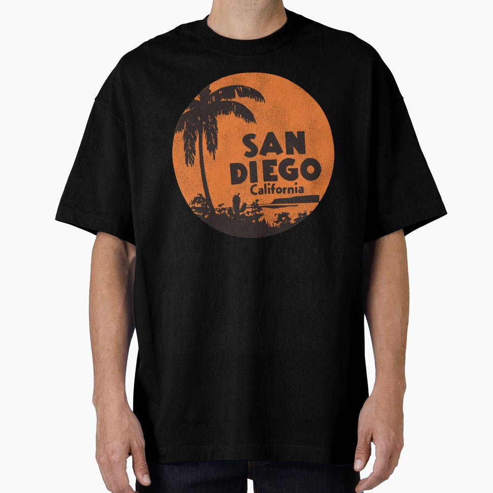 San Diego California Travel Souvenir T-Shirt - Minimalist Print Men Women - T-Shirt, Sweatshirt, Hoodie