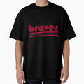 Braves Three Stripe Weathered T-Shirt - Unique Graphic for Adults - T-Shirt, Sweatshirt, Hoodie