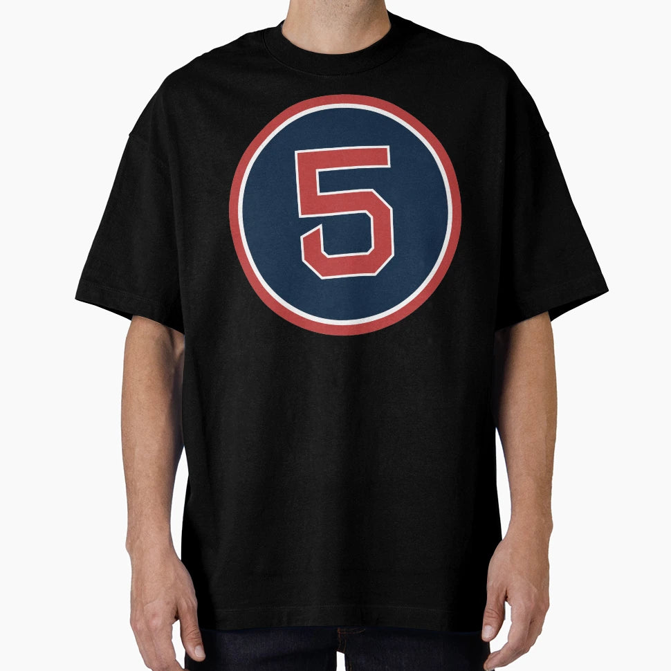 Nomar Garciaparra 5 Jersey Number T-Shirt - Minimalist Print Men Women - T-Shirt, Sweatshirt, Hoodie