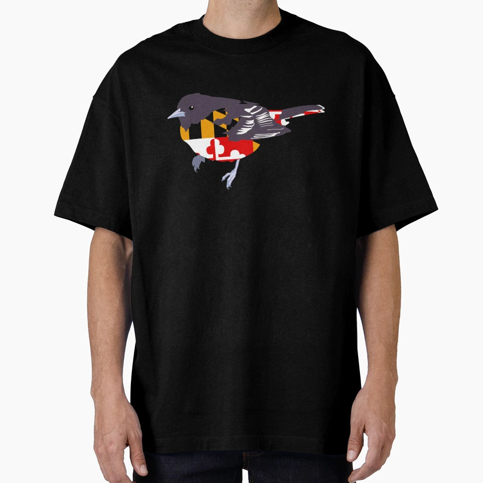 Md State Flag Oriole 2 T-Shirt - Novelty Apparel Men Women - T-Shirt, Sweatshirt, Hoodie