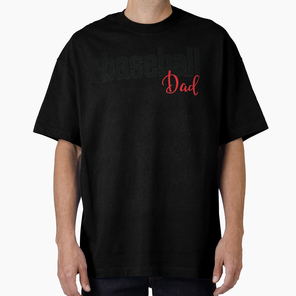 Baseball Dad T-Shirt - Aesthetic Graphic for Adults - T-Shirt, Sweatshirt, Hoodie