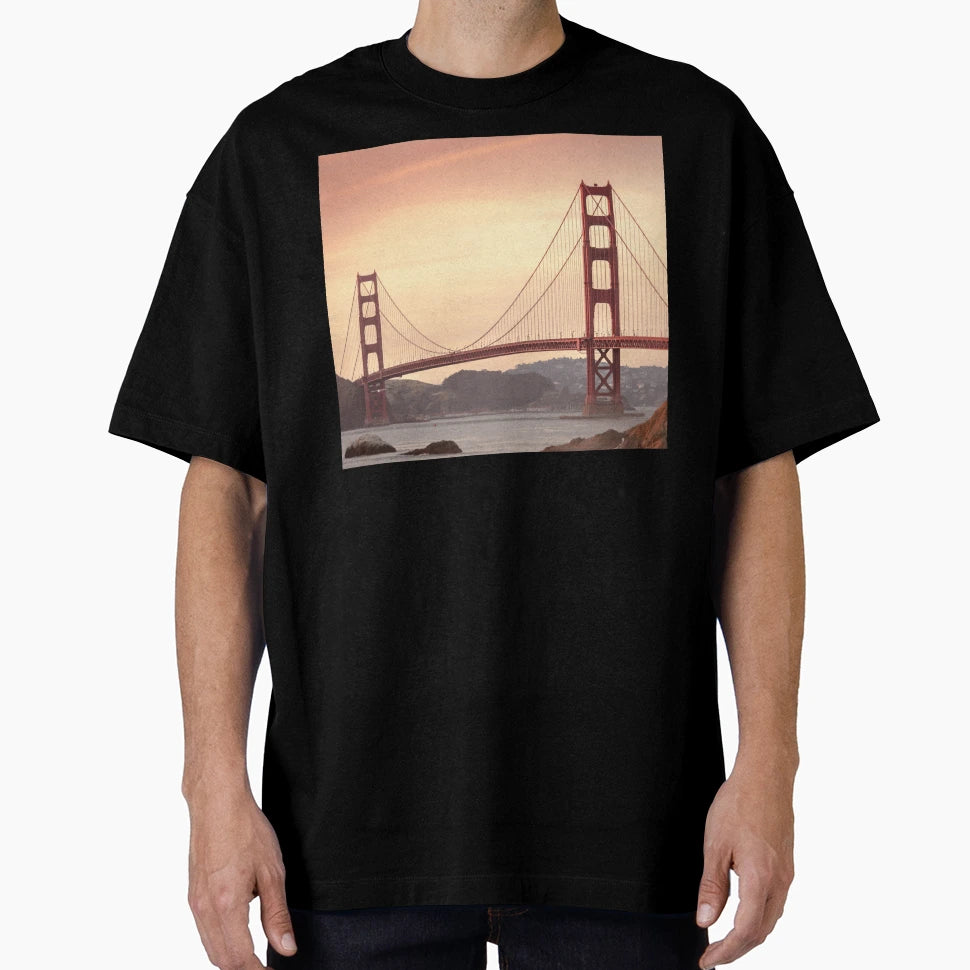 Golden Gate Bridge T-Shirt - Aesthetic Graphic Men Women - T-Shirt, Sweatshirt, Hoodie