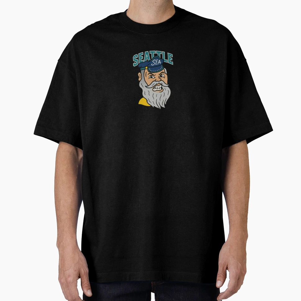 Seattles Captain T-Shirt - Custom Art Print Men Women - T-Shirt, Sweatshirt, Hoodie
