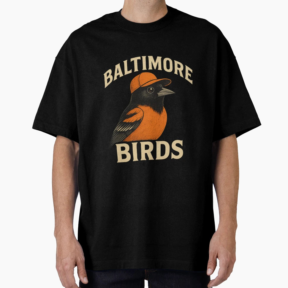 Baltimore Birds T-Shirt - Unique Graphic for Adults - T-Shirt, Sweatshirt, Hoodie