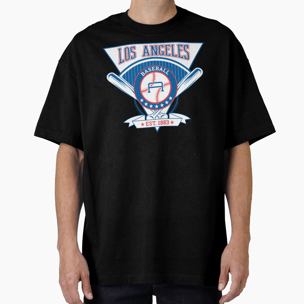 Los Angeles Baseball T-Shirt - Unique Graphic Men Women - T-Shirt, Sweatshirt, Hoodie