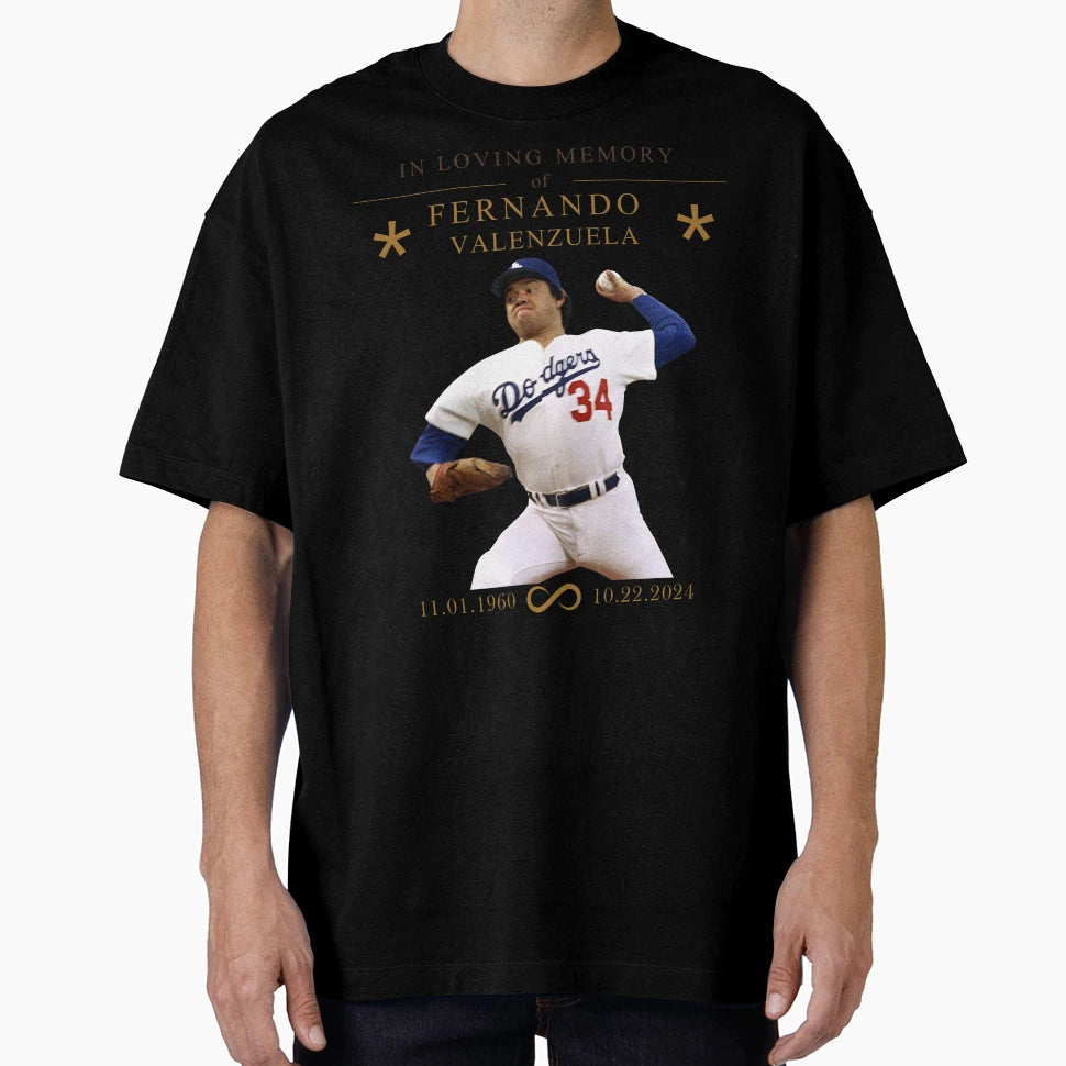 Loving Memory Fernando Valenzuela T-Shirt - Trendy Graphic Men Women - T-Shirt, Sweatshirt, Hoodie
