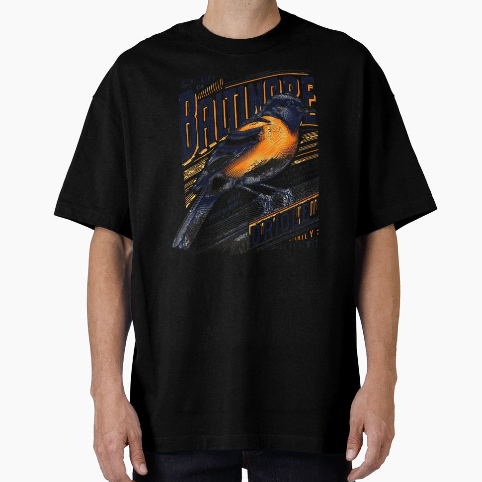 Baltimore Oriole T-Shirt - Aesthetic Graphic Unisex - T-Shirt, Sweatshirt, Hoodie