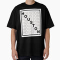 Houston Texas Minimalist Typography T-Shirt - Streetwear Style for Adults - T-Shirt, Sweatshirt, Hoodie