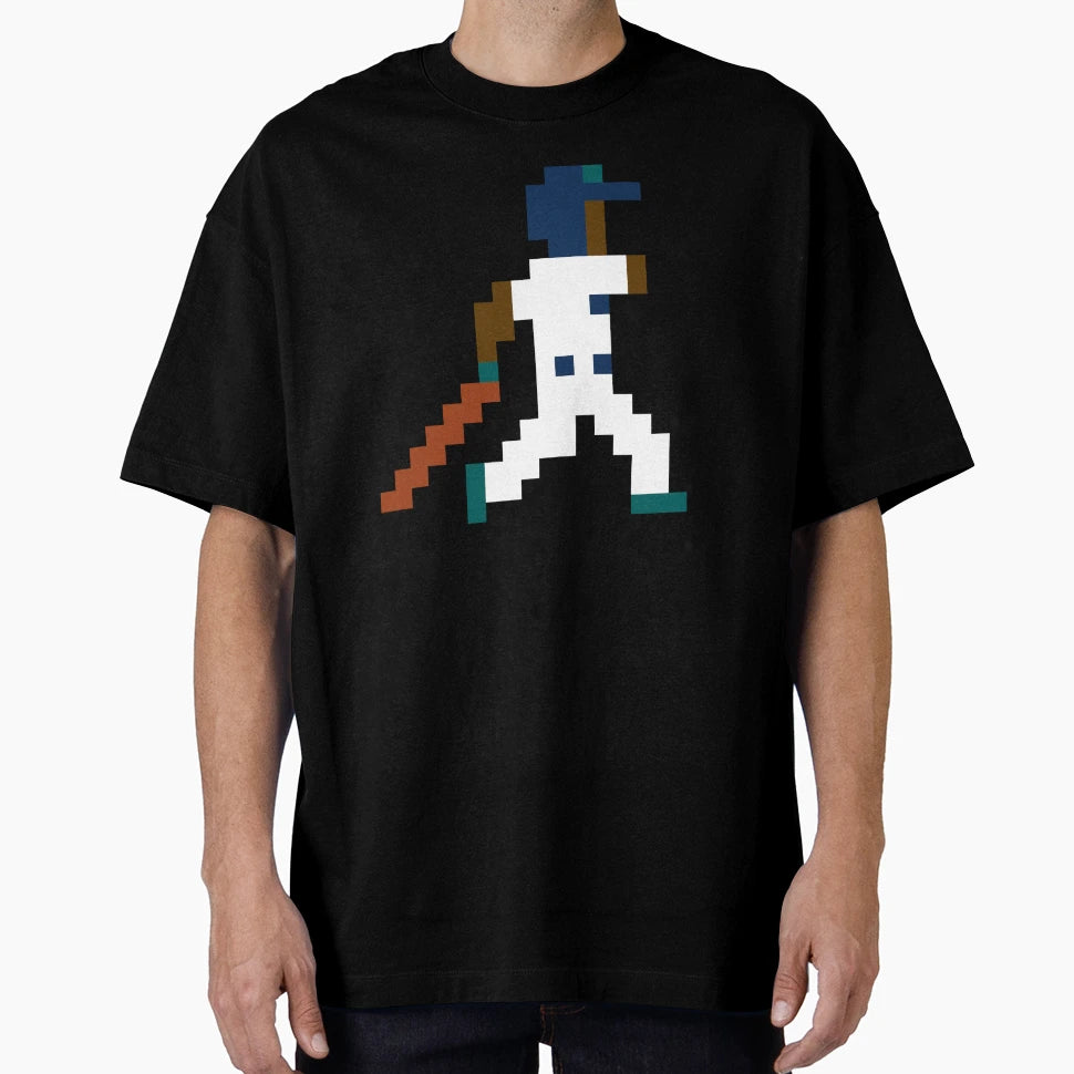 Seattle Pixel Baseball Player T-Shirt - Novelty Apparel Men Women - T-Shirt, Sweatshirt, Hoodie